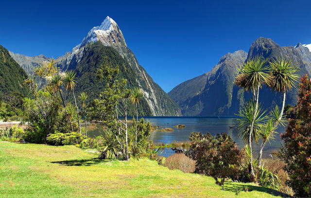 Windowsのロック画面 美しい湖畔 New Zealand グレノーキー La La Life